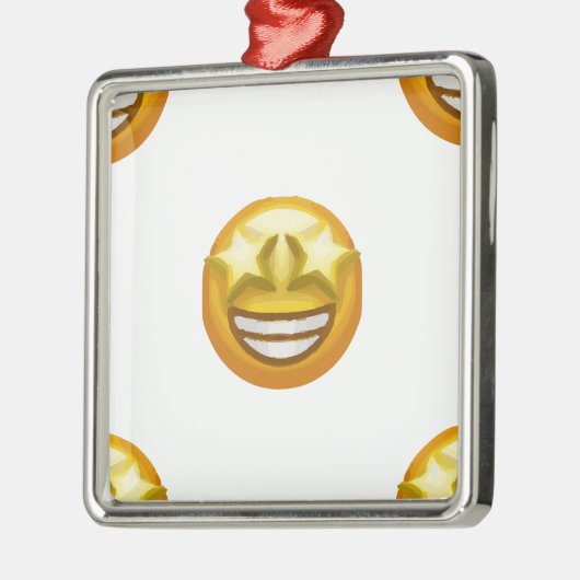 sterogen emoji metalen ornament (Links)