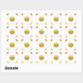 sterogen emoji vierkante sticker (Vel)