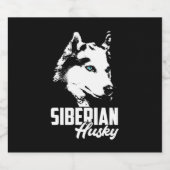 Sterong Husky Siberian Bier Etiket (Enkel label)