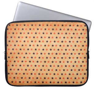 sterpatroon in oude papierstructuur laptop sleeve
