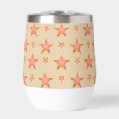 Sterpatroon in verloop terracotta oranje  (Voorkant)