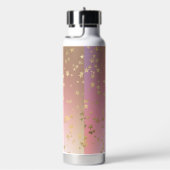 Sterpatroon perzik paarse gouden verloop waterfles (Rechts)