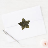 Sterr stickers goud glitters (Envelop)