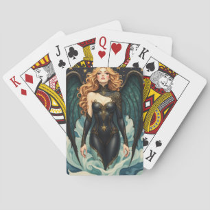 Sterre Feeënmeisje Donkere Engel Pokerkaarten