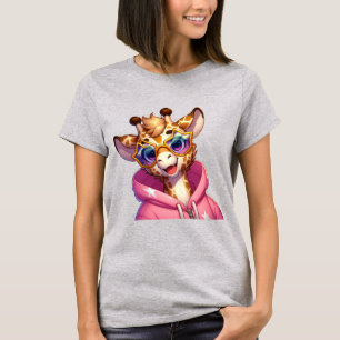Sterre Giraffe Cartoon T-shirt