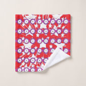 Sterre Met Bril Kinderen Rood Bad Handdoek (Wasdoekje)