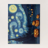 Sterre Nachten Van Gogh Halloween Legpuzzel (Verticaal)