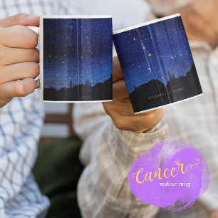 Sterre Nachttboom Goud Kanker Dierenriem Sterrenbe Koffiemok