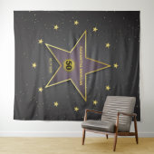 Sterre van Roemte Verjaardag Achtergrond Banner Go Wandkleed (In Situ (horizontaal))