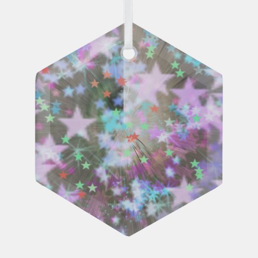 Sterren 120421 glas ornament (Voorkant)