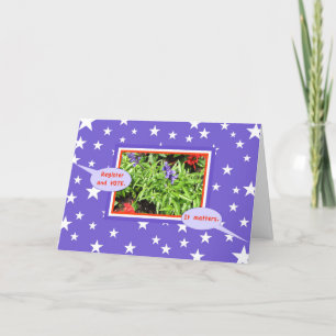 Sterren 2 STEMMEN leeg Wenskaart personaliseren Kaart