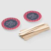 Sterren 4 juli Onafhankelijkheidsdag Hand Fan Handwaaier (Niet-gemonteerd)