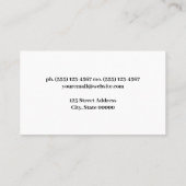 Sterren aan de Nachthemel Visitekaartje (Achterkant)