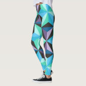 Sterren Abstracte Geometrische Patchwork Leggings (Links)