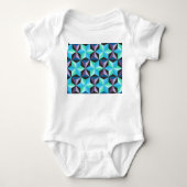 Sterren Abstracte Geometrische Patchwork Romper (Voorkant)
