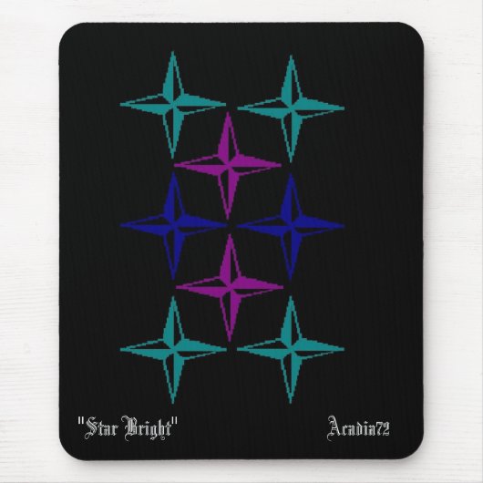 sterren, Acadia72, "Star Bright" Muismat (Voorkant)