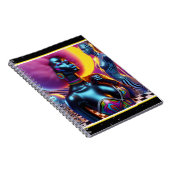 Sterren Afrofuturistische Glamour Notitieboek (Rechterzijde)