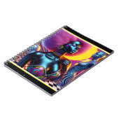 Sterren Afrofuturistische Glamour Notitieboek (Linkerzijde)