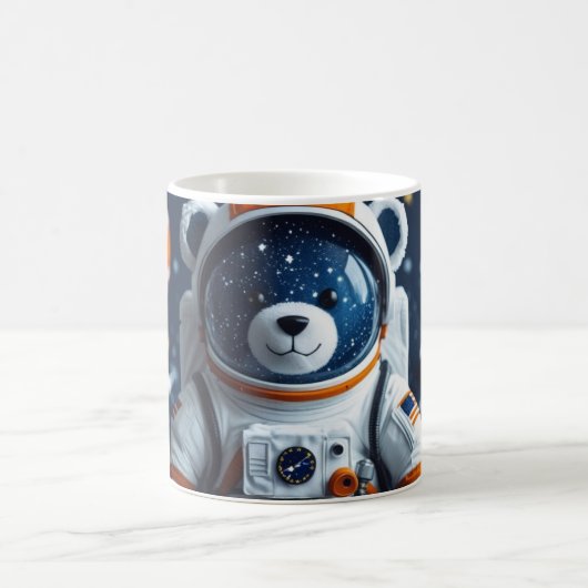 Sterren Astronaut Teddybeer Koffiemok (Center)