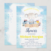 Sterren, Baby Cadeaus Baby shower Kaart (Voorkant / Achterkant)