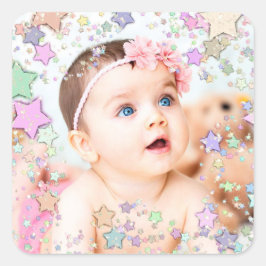 Sterren Baby Foto Sticker