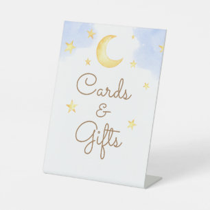 Sterren Baby Shower Kaarten en Cadeaus Reclamebord Met Voetstuk