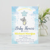 Sterren, Baby shower van Baby Kaart (Staand voorkant)