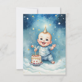 Sterren Baby Verjaardag Bliss Kaart