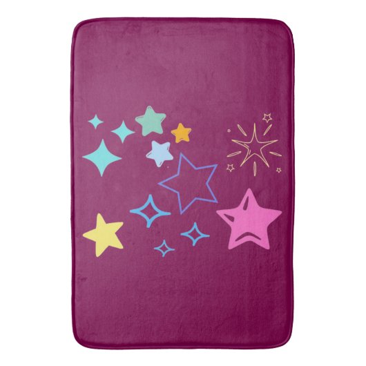 Sterren Bad Mat (Voorkant Verticaal)