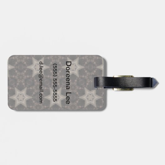 Sterren Bagagelabel (Achterkant horizontaal)