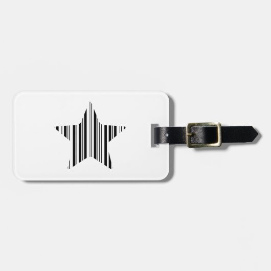 STERREN BALKODE Stellaire Barcode Patroon Ontwerp Bagagelabel (Voorkant horizontaal)