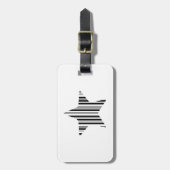 STERREN BALKODE Stellaire Barcode Patroon Ontwerp Bagagelabel (Voorkant verticaal)
