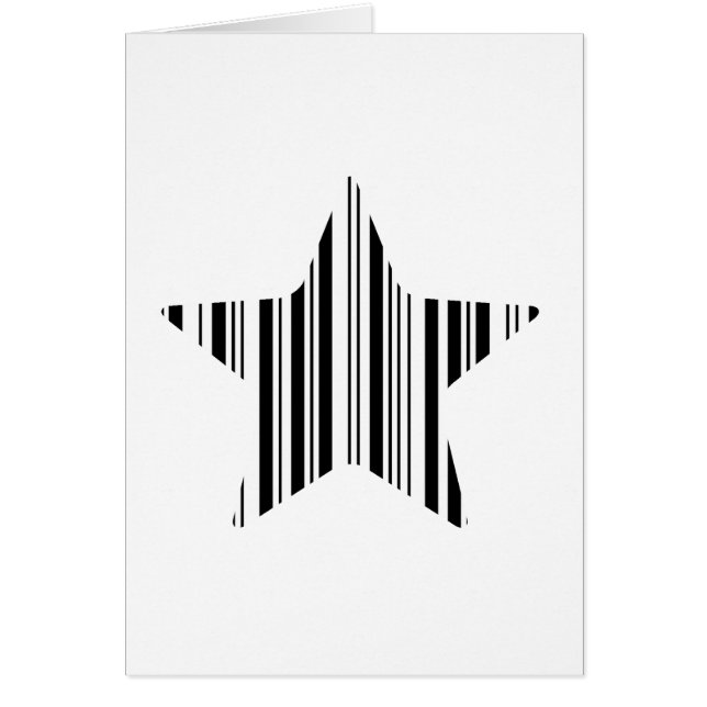 STERREN BALKODE Stellar Barcode Patroon Ontwerp (Voorkant)