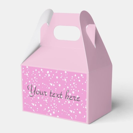 Sterren Bedankdoosjes (Voorkant Zijde)