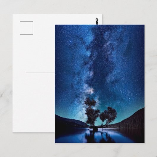 Sterren bij het nachtelijke Briefkaart (Voorkant / Achterkant)