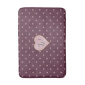 Sterren binnen harten op Port Bath Mat (Voorkant Verticaal)