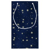 sterren blauw klein cadeauzakje (Achterkant)