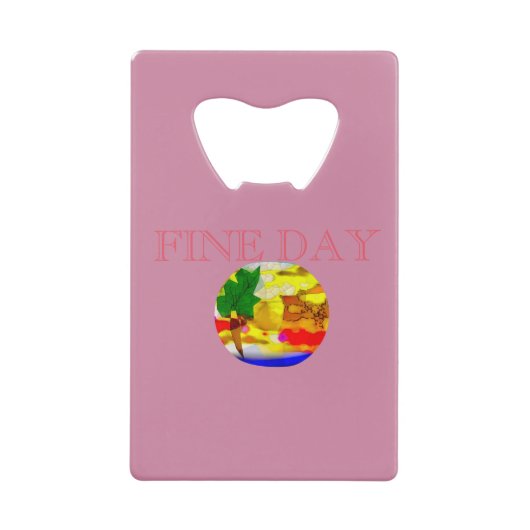 sterren boom_FINE DAG Creditkaart Flessenopener (Voorkant)