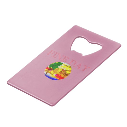 sterren boom_FINE DAG Creditkaart Flessenopener (Voorkant Gekanteld)