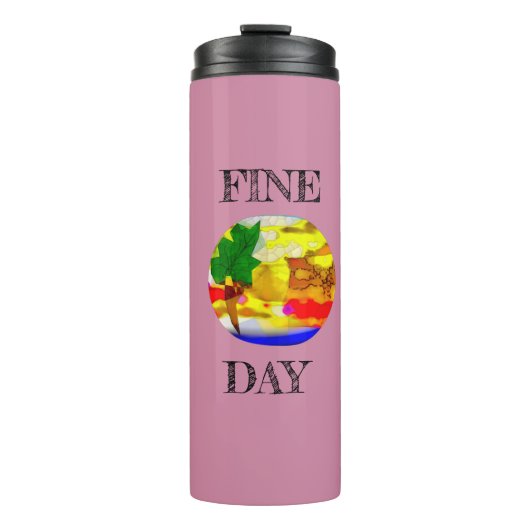 sterren boom_FINE DAG Thermosbeker (Voorkant)