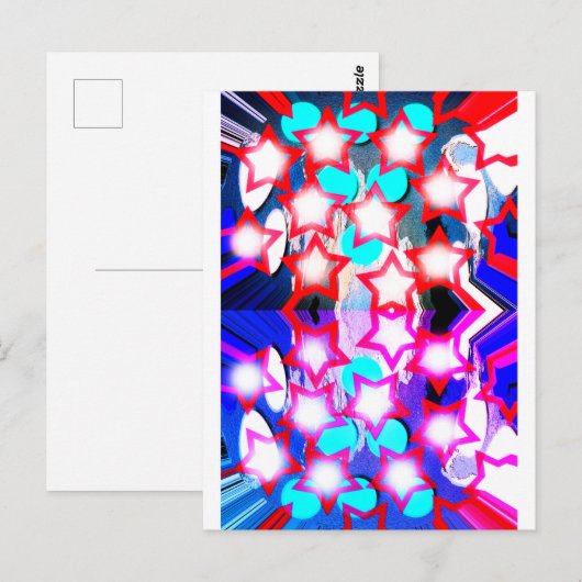 Sterren Briefkaart (Voorkant / Achterkant)