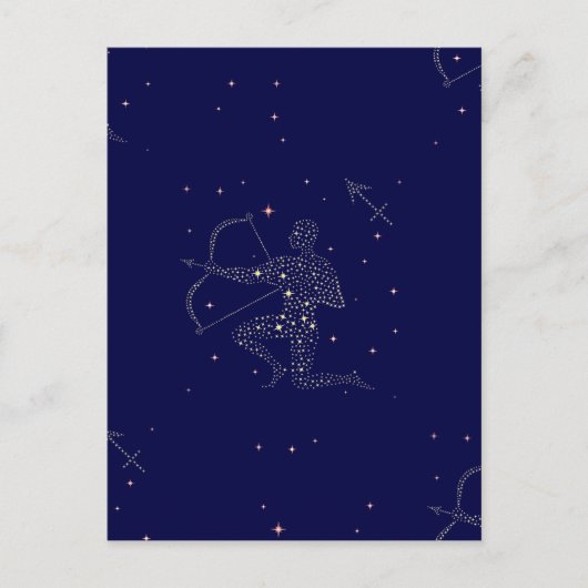 sterren briefkaart (Voorkant)