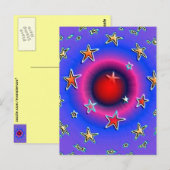 Sterren Briefkaart (Voorkant / Achterkant)
