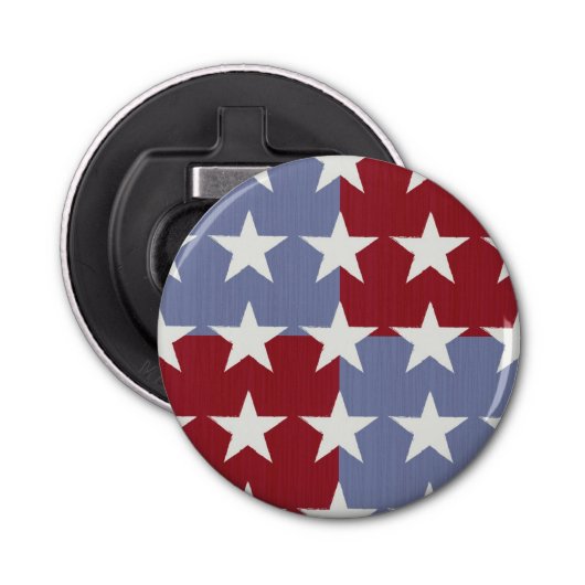 Sterren Button Flesopener (Voorkant)