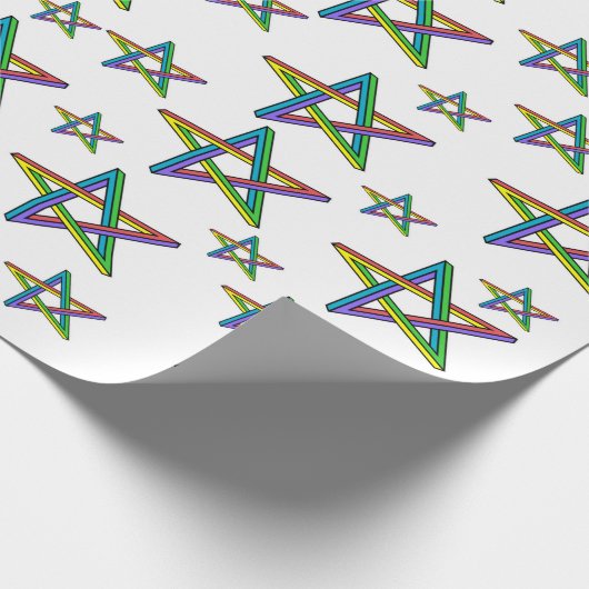 Sterren Cadeaupapier (Hoek)