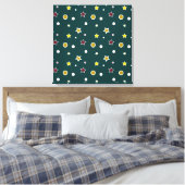 Sterren Canvas Afdruk (Insitu (Slaapkamer))