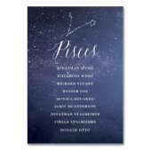 Sterren Celestial Bruiloft Zitkaarten Kaart Vissen (Voorkant)