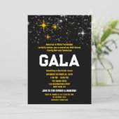 Sterren Charity Ball Corporate Fondsenwervende Par Kaart (Staand voorkant)