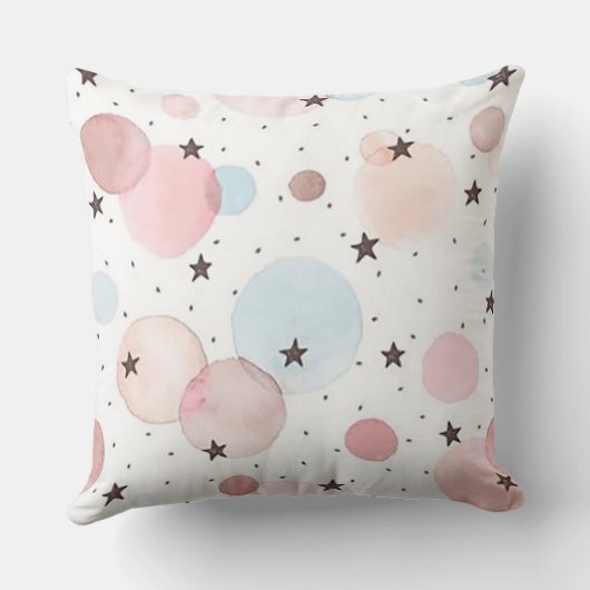 Sterren & Cirkels Kussen (Achterkant)
