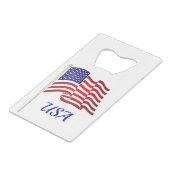 Sterren Creditkaart Flessenopener (Voorkant Gekanteld)